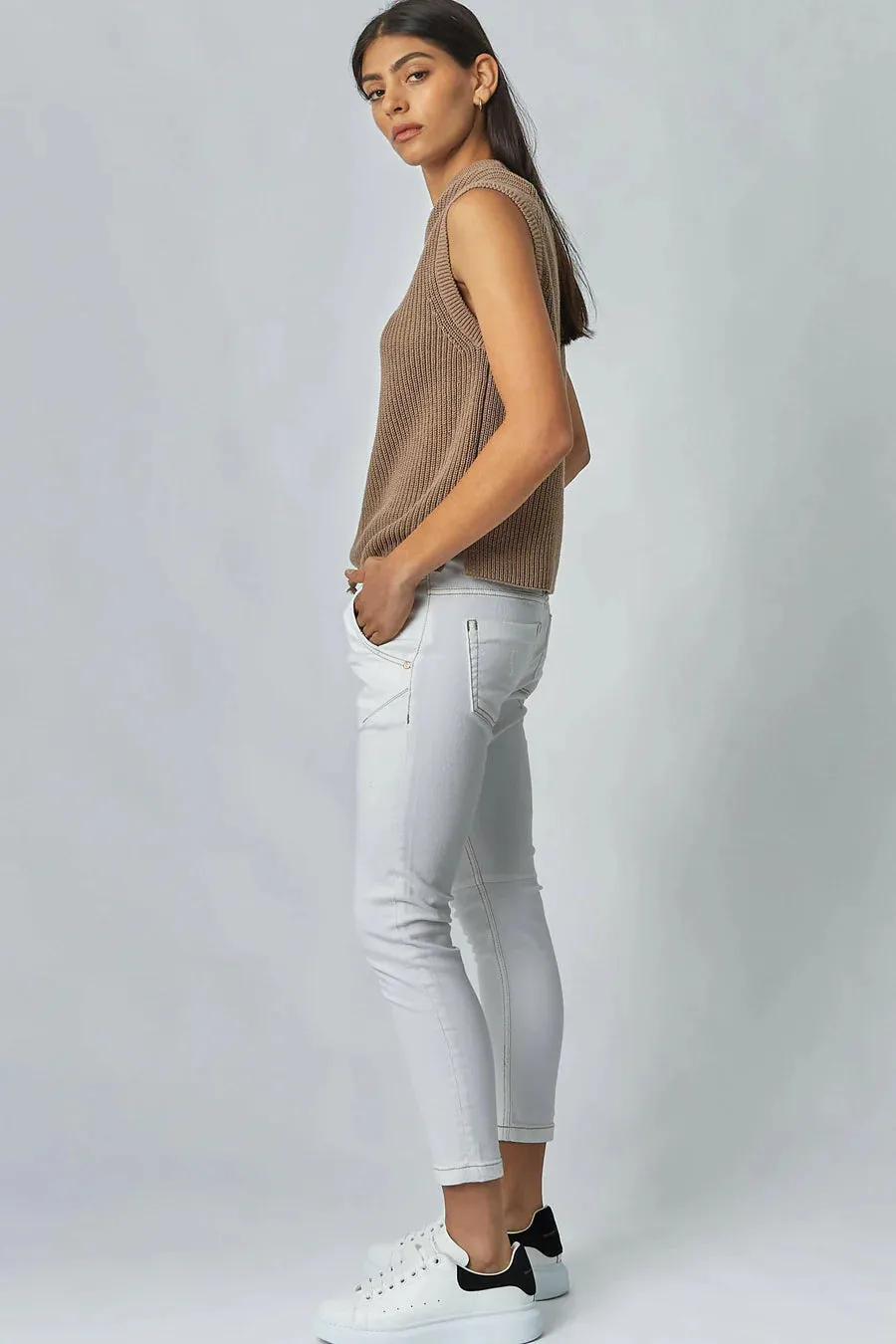Dricoper Active White Jeans