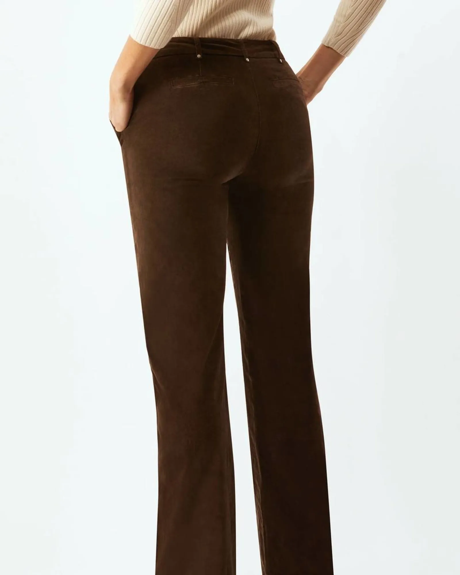 Hudson Full Leg Pant In Chocolate | Chocolate