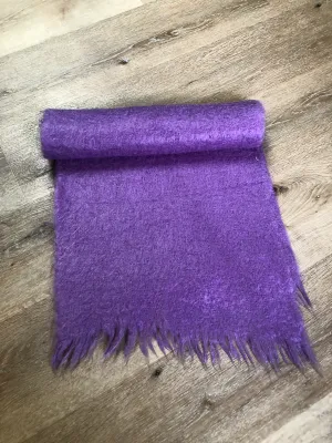 Vintage Purple Mohair Scarf SOLD